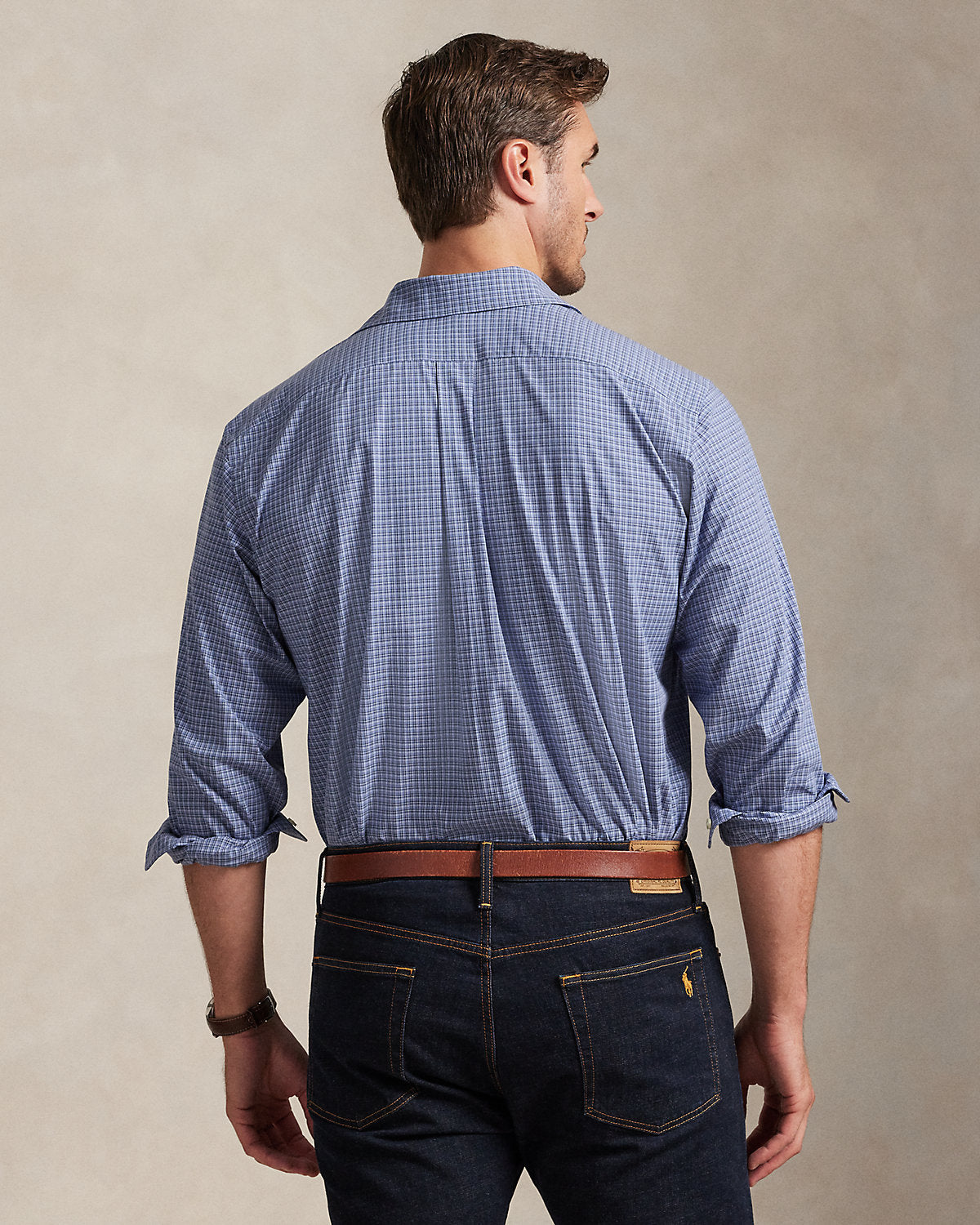 Ralph Lauren Checked Stretch Poplin Shirt