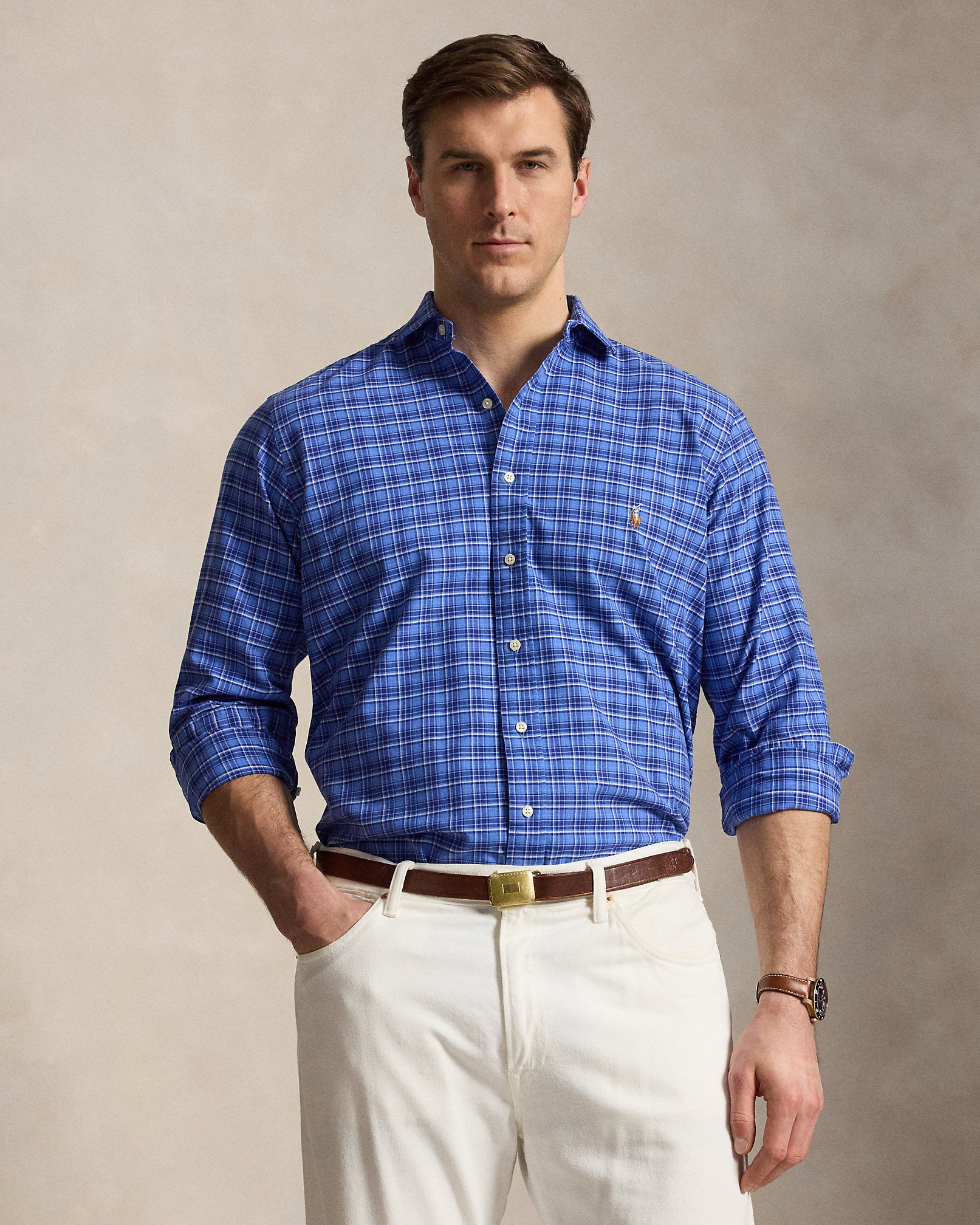 Ralph Lauren Plaid Oxford Shirt