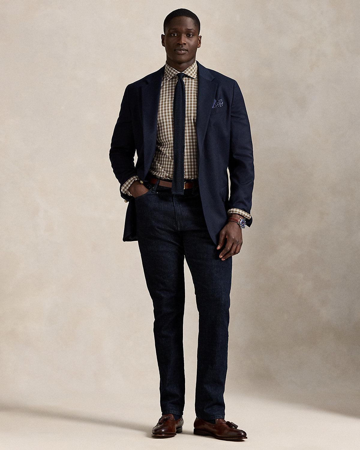 Ralph Lauren Plaid Stretch Poplin Shirt