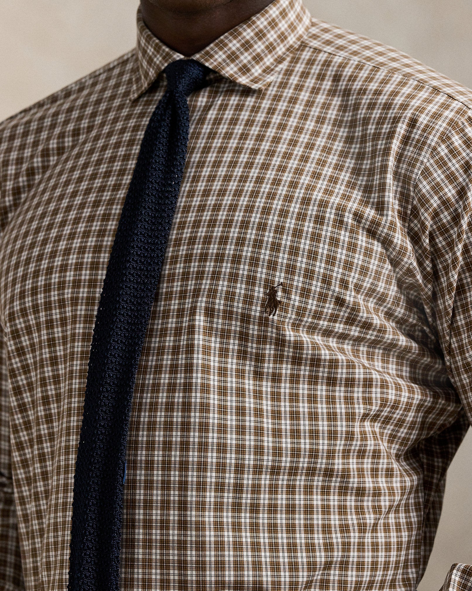 Ralph Lauren Plaid Stretch Poplin Shirt