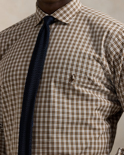 Ralph Lauren Plaid Stretch Poplin Shirt
