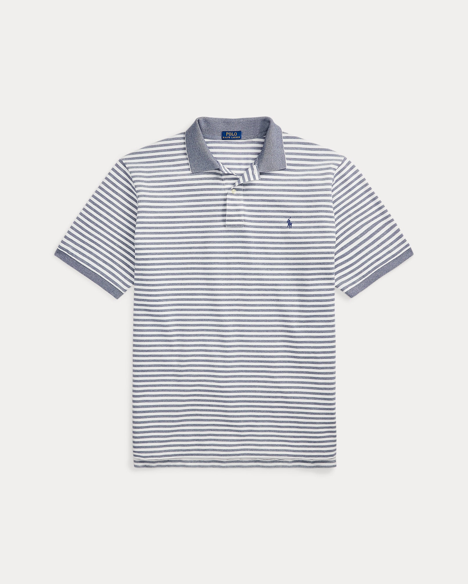 Ralph Lauren Striped Oxford Mesh Polo Shirt