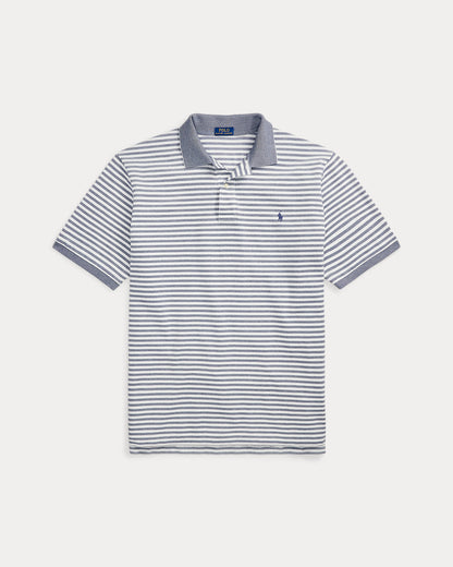 Ralph Lauren Striped Oxford Mesh Polo Shirt