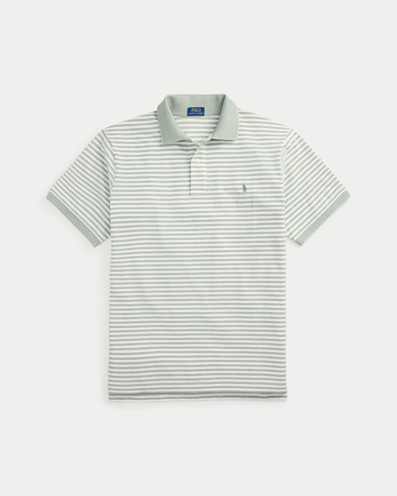 Ralph Lauren Striped Oxford Mesh Polo Shirt