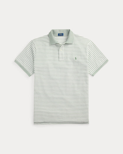 Ralph Lauren Striped Oxford Mesh Polo Shirt