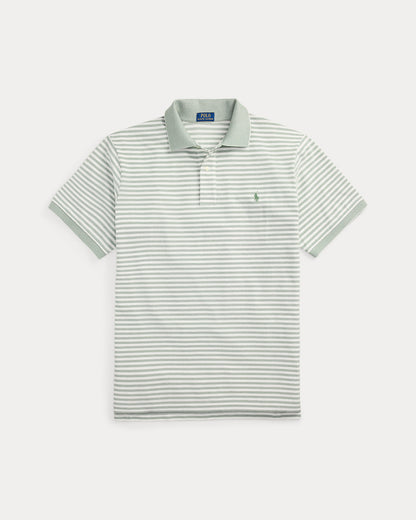 Ralph Lauren Striped Oxford Mesh Polo Shirt