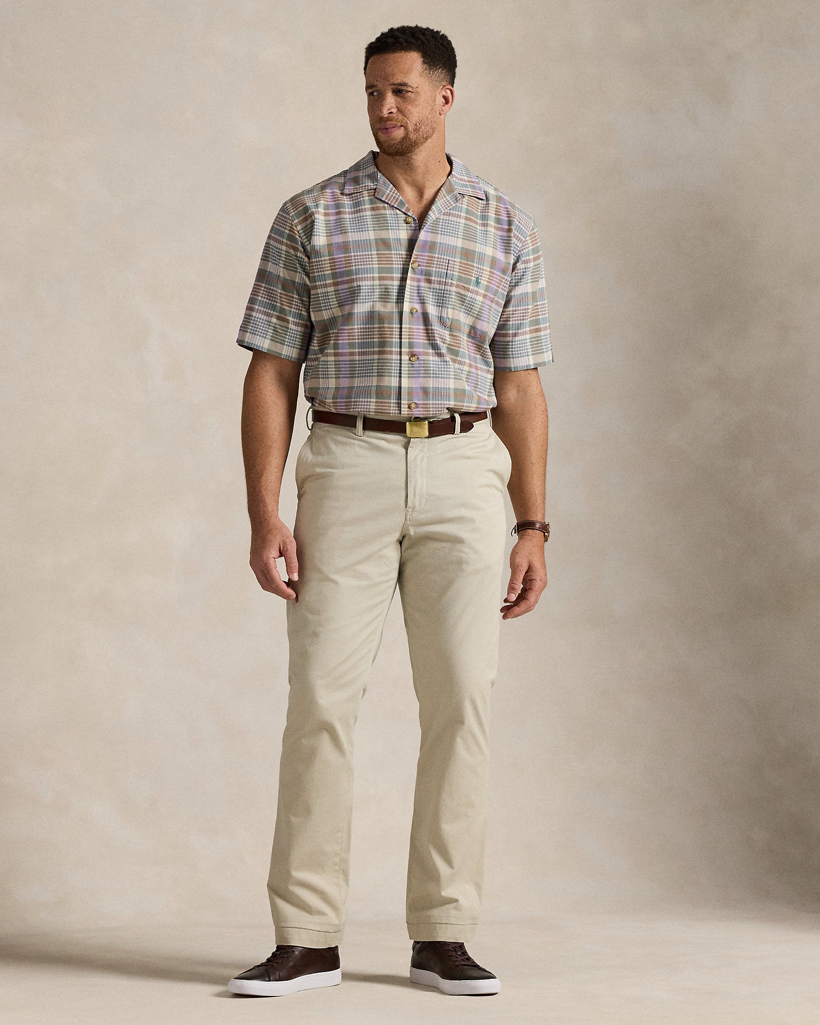 Ralph Lauren Plaid Oxford Camp Shirt