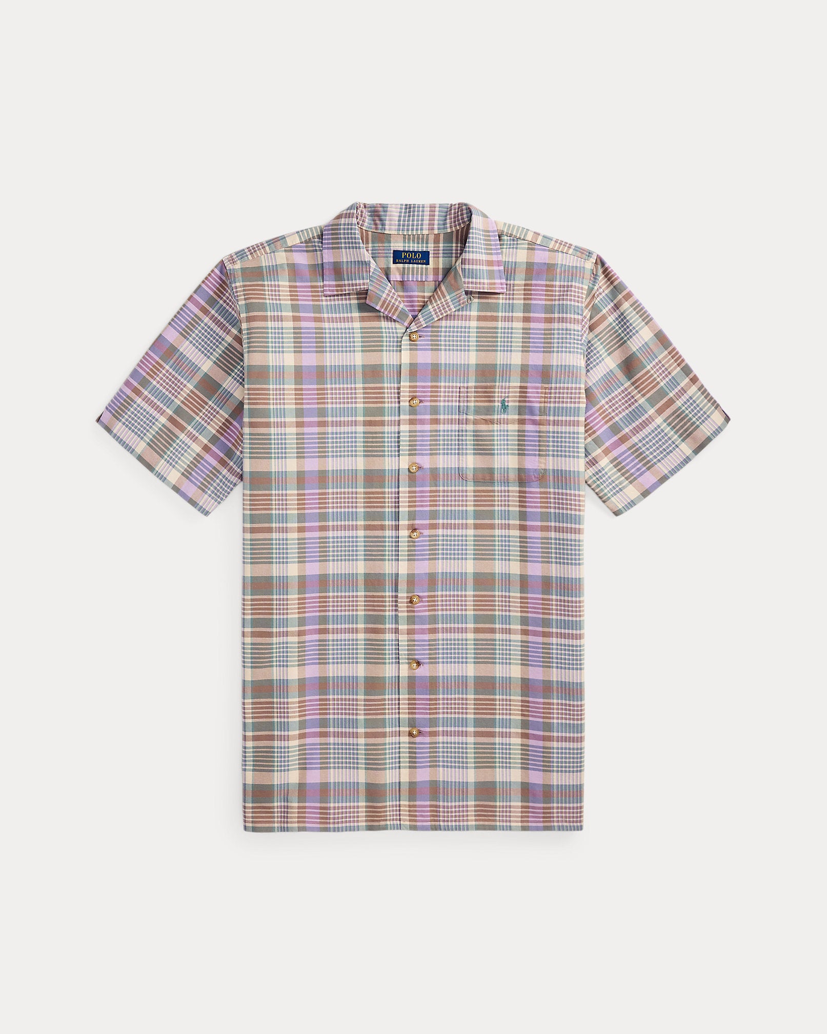 Ralph Lauren Plaid Oxford Camp Shirt