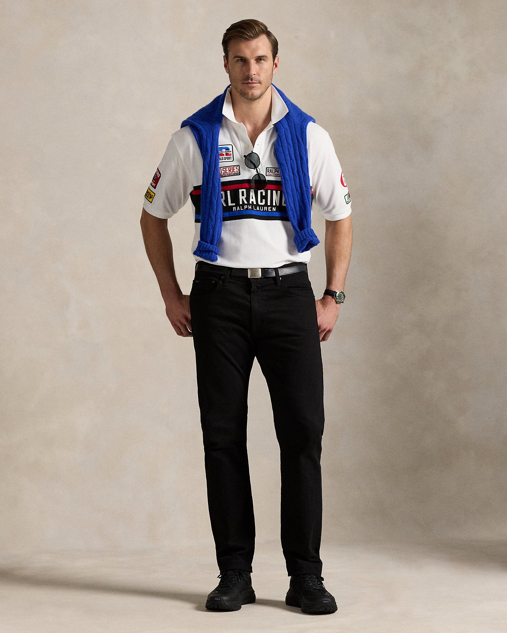 Ralph Lauren Mesh Graphic Polo Shirt
