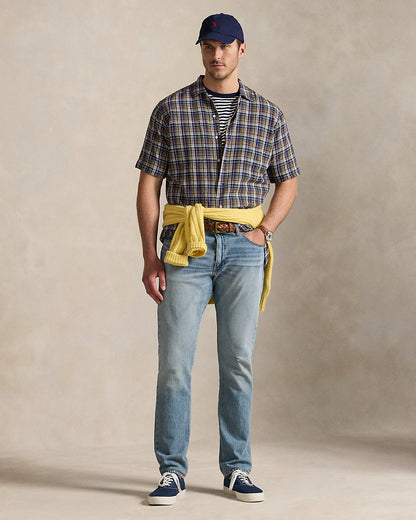 Ralph Lauren Plaid LinenCotton Camp Shirt