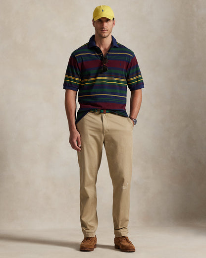 Ralph Lauren Striped Mesh Polo Shirt