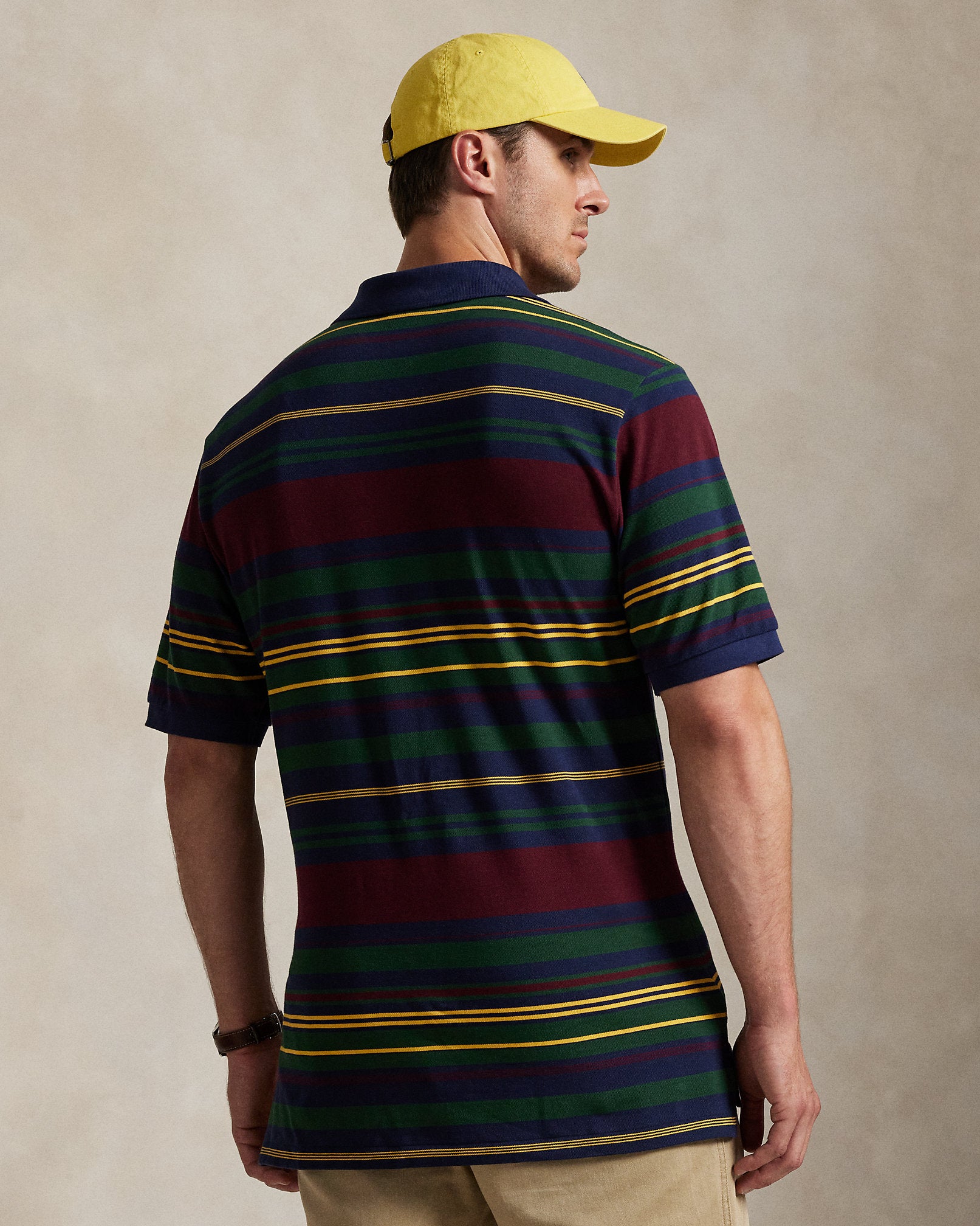 Ralph Lauren Striped Mesh Polo Shirt