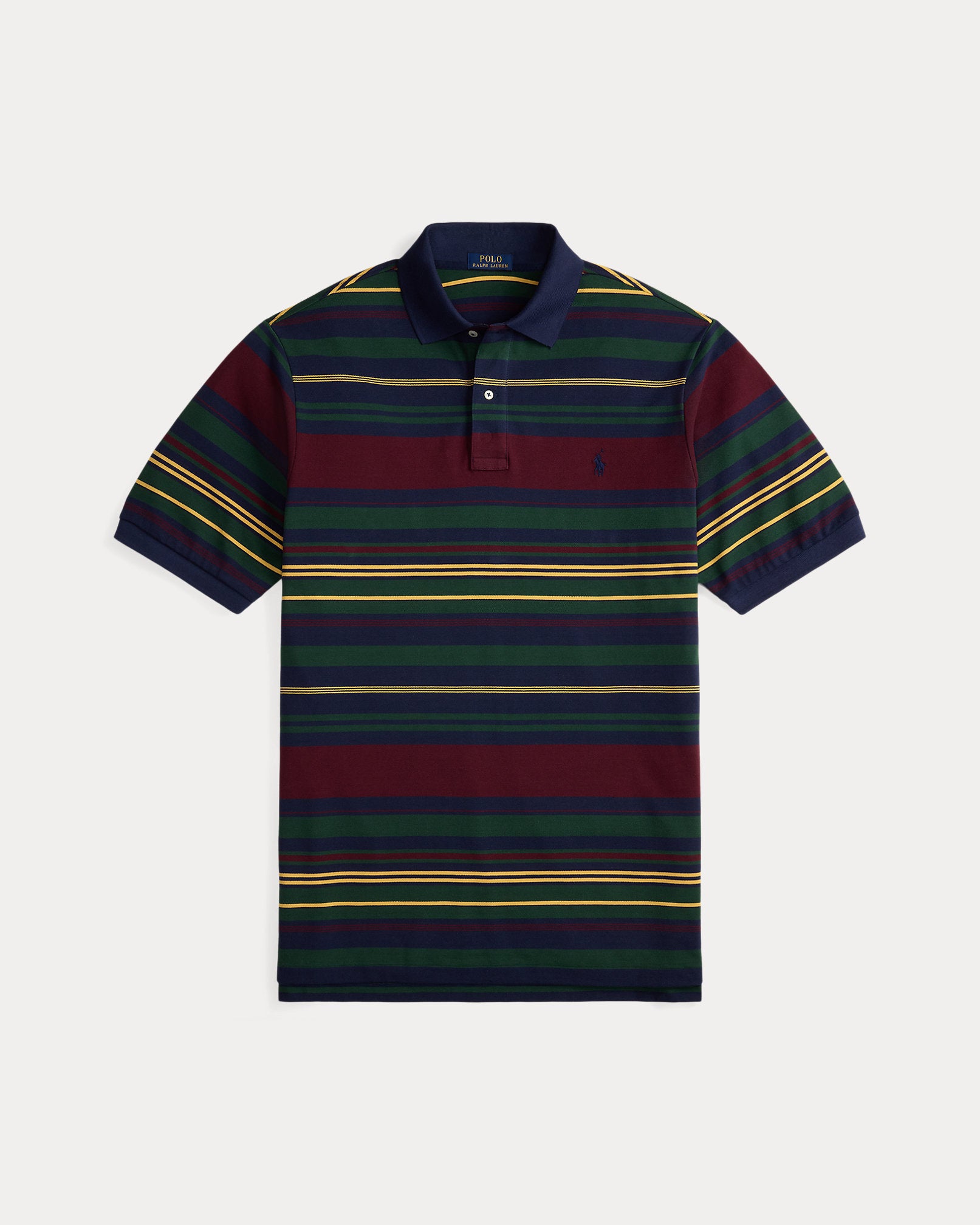 Ralph Lauren Striped Mesh Polo Shirt