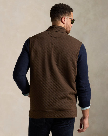 Ralph Lauren Quilted DoubleKnit Jersey Vest