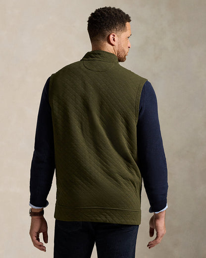 Ralph Lauren Quilted DoubleKnit Jersey Vest