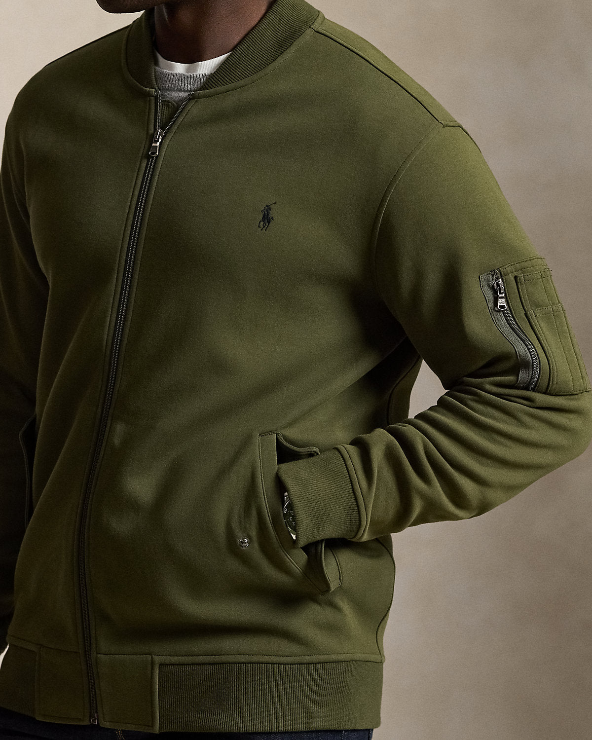 Ralph Lauren DoubleKnit Flight Jacket