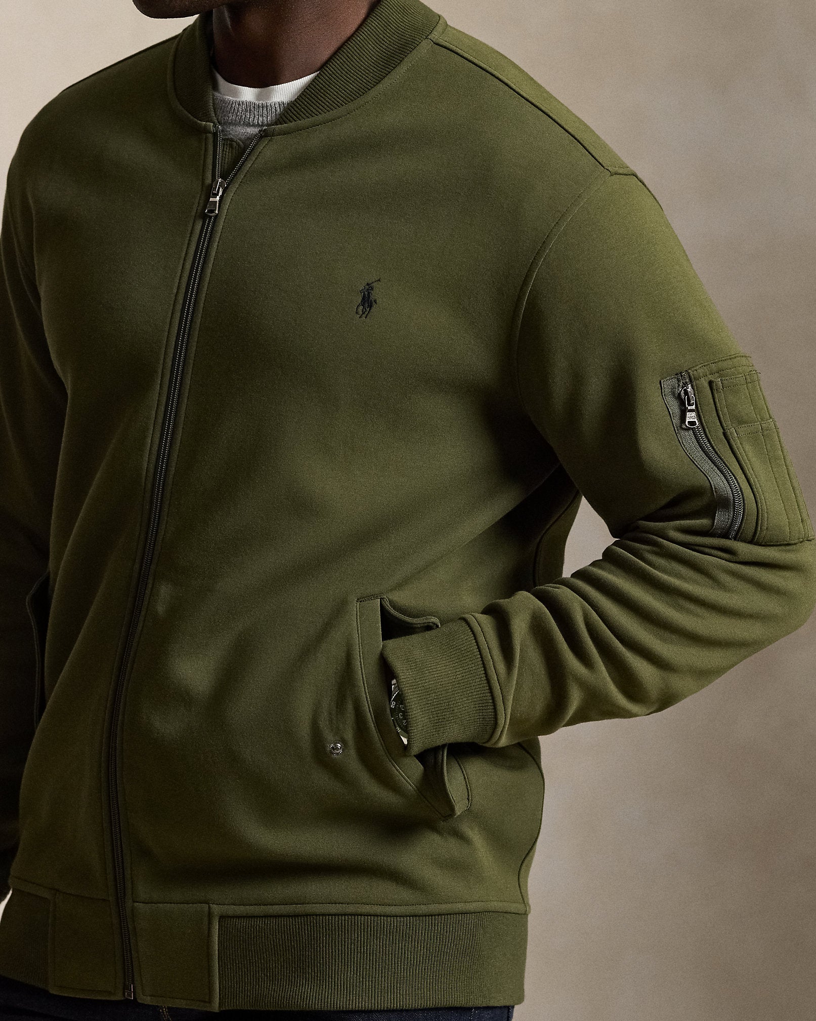 Ralph Lauren DoubleKnit Flight Jacket