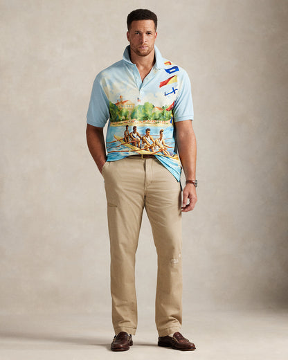 Ralph Lauren RegattaPrint Mesh Polo Shirt