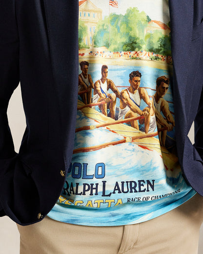 Ralph Lauren RegattaPrint Mesh Polo Shirt