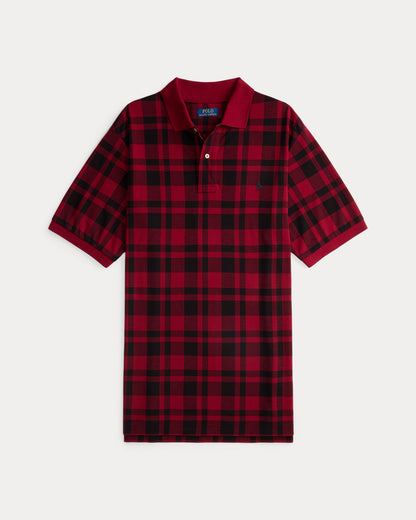 Ralph Lauren Plaid Mesh Polo Shirt