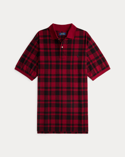 Ralph Lauren Plaid Mesh Polo Shirt