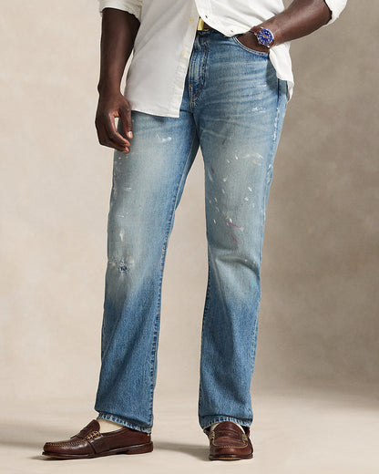 Ralph Lauren Hampton Straight HandPainted Jean