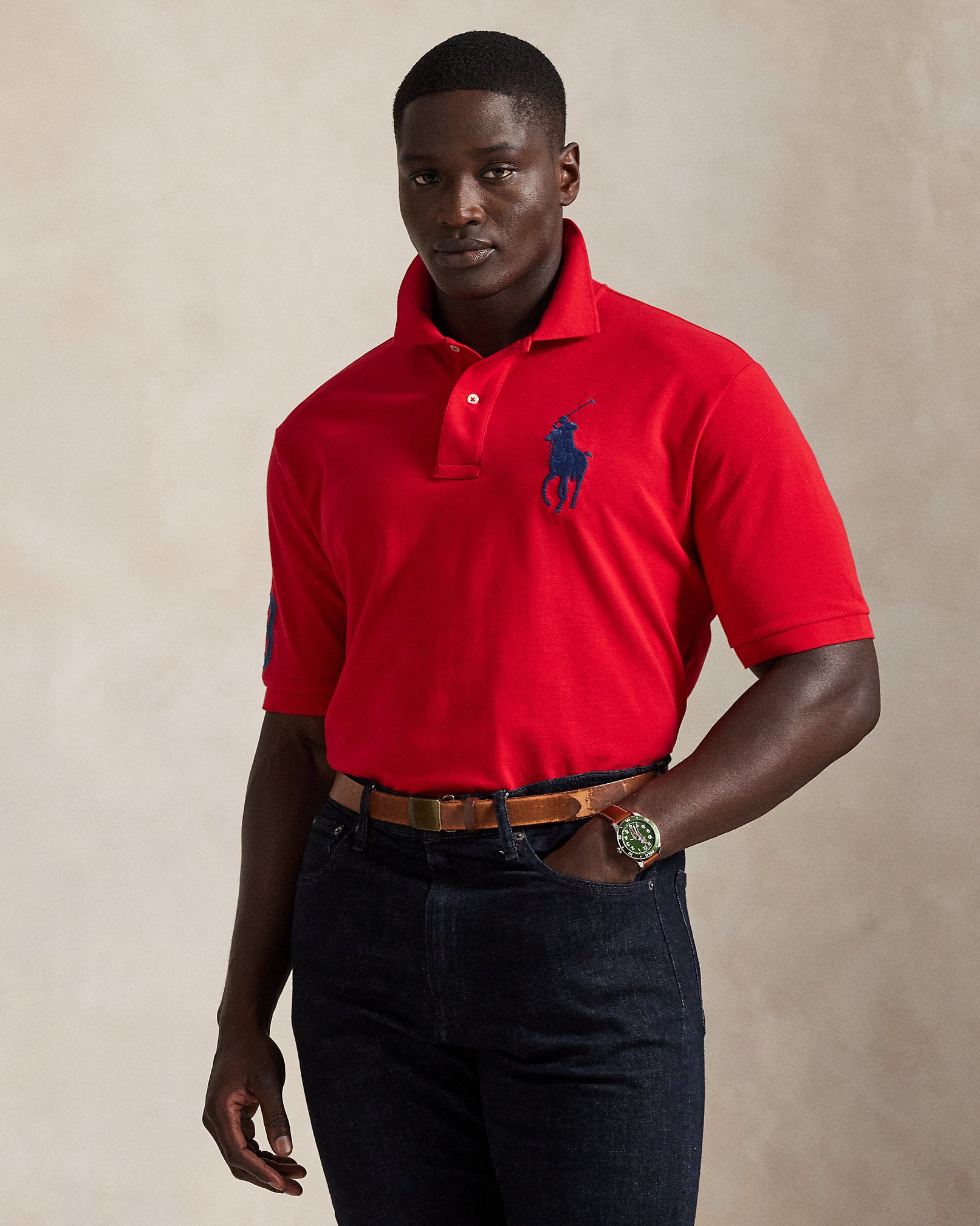 Ralph Lauren Big Pony Mesh Polo Shirt