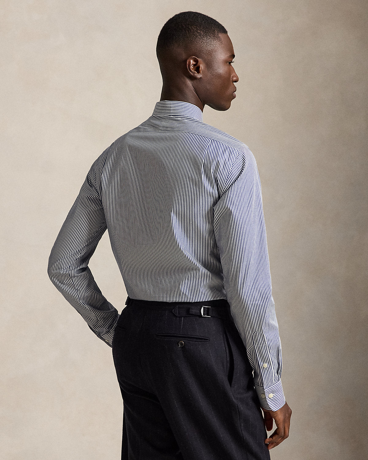 Ralph Lauren Classic Fit Striped Poplin Shirt