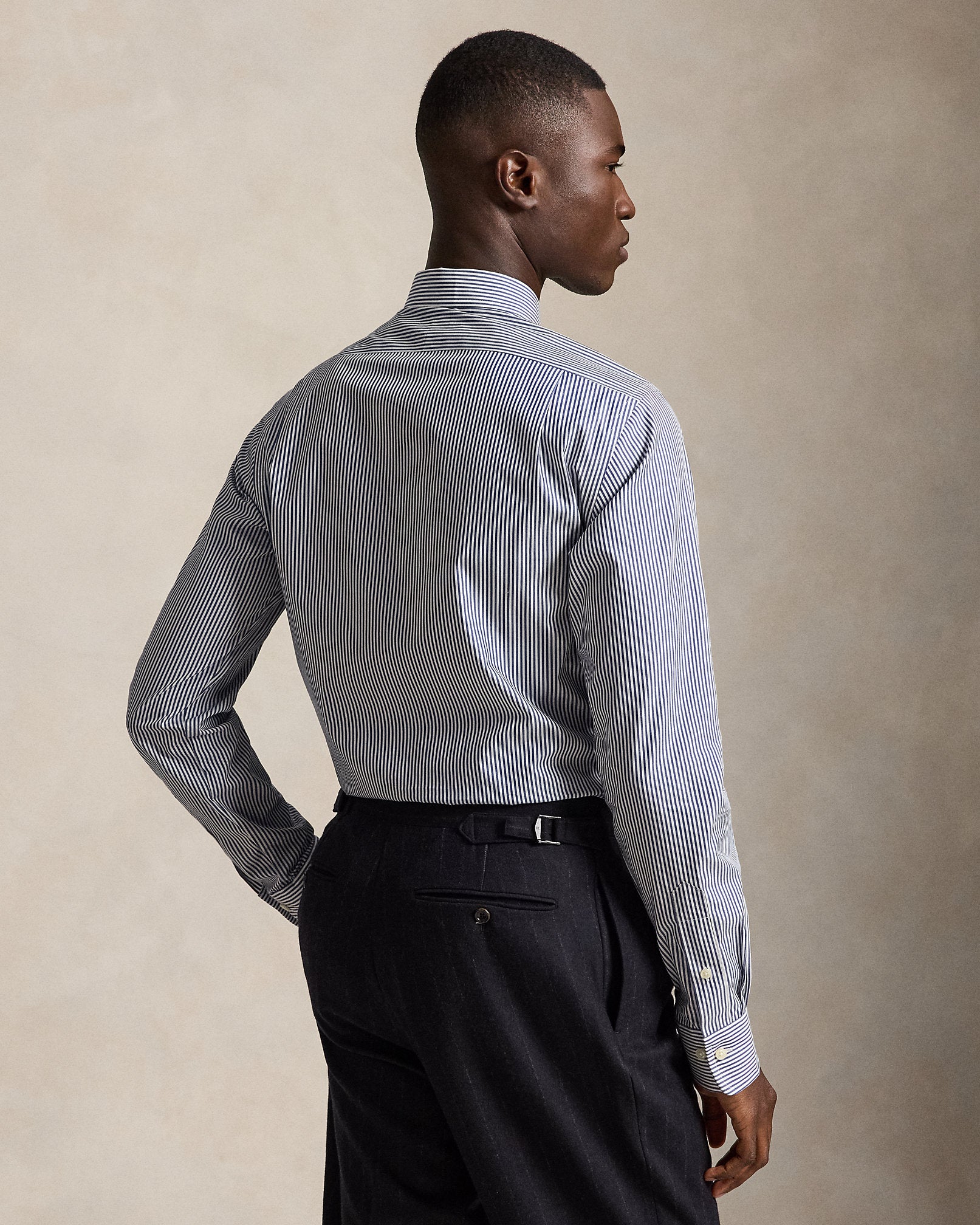 Ralph Lauren Classic Fit Striped Poplin Shirt