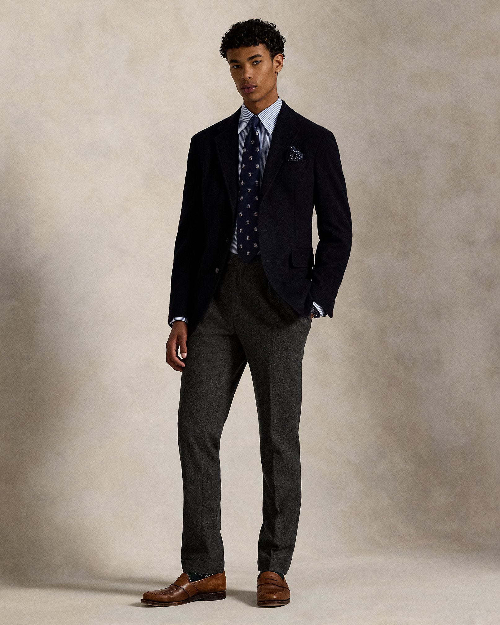 Ralph Lauren Custom Fit Striped Poplin Shirt