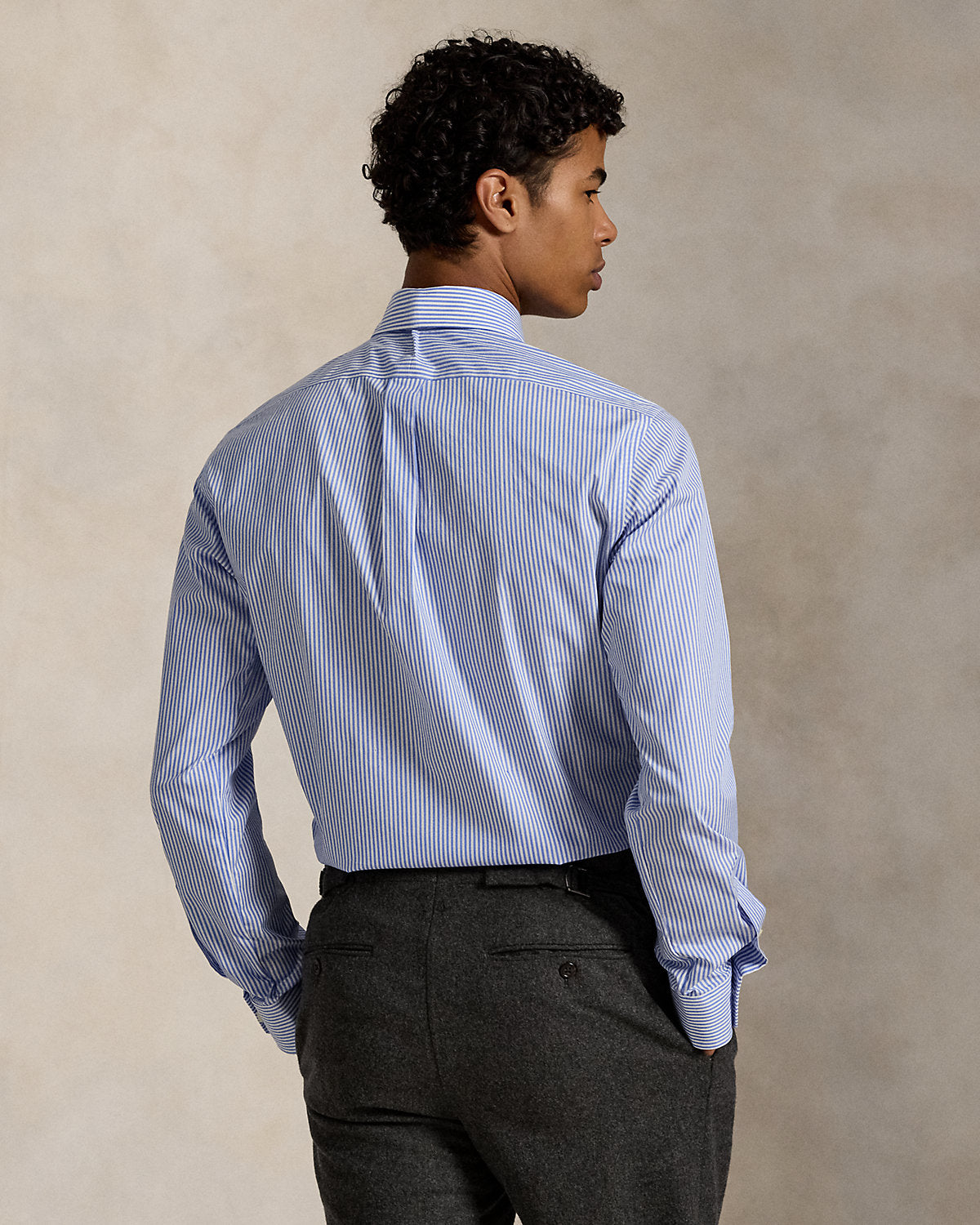 Ralph Lauren Custom Fit Striped Poplin Shirt