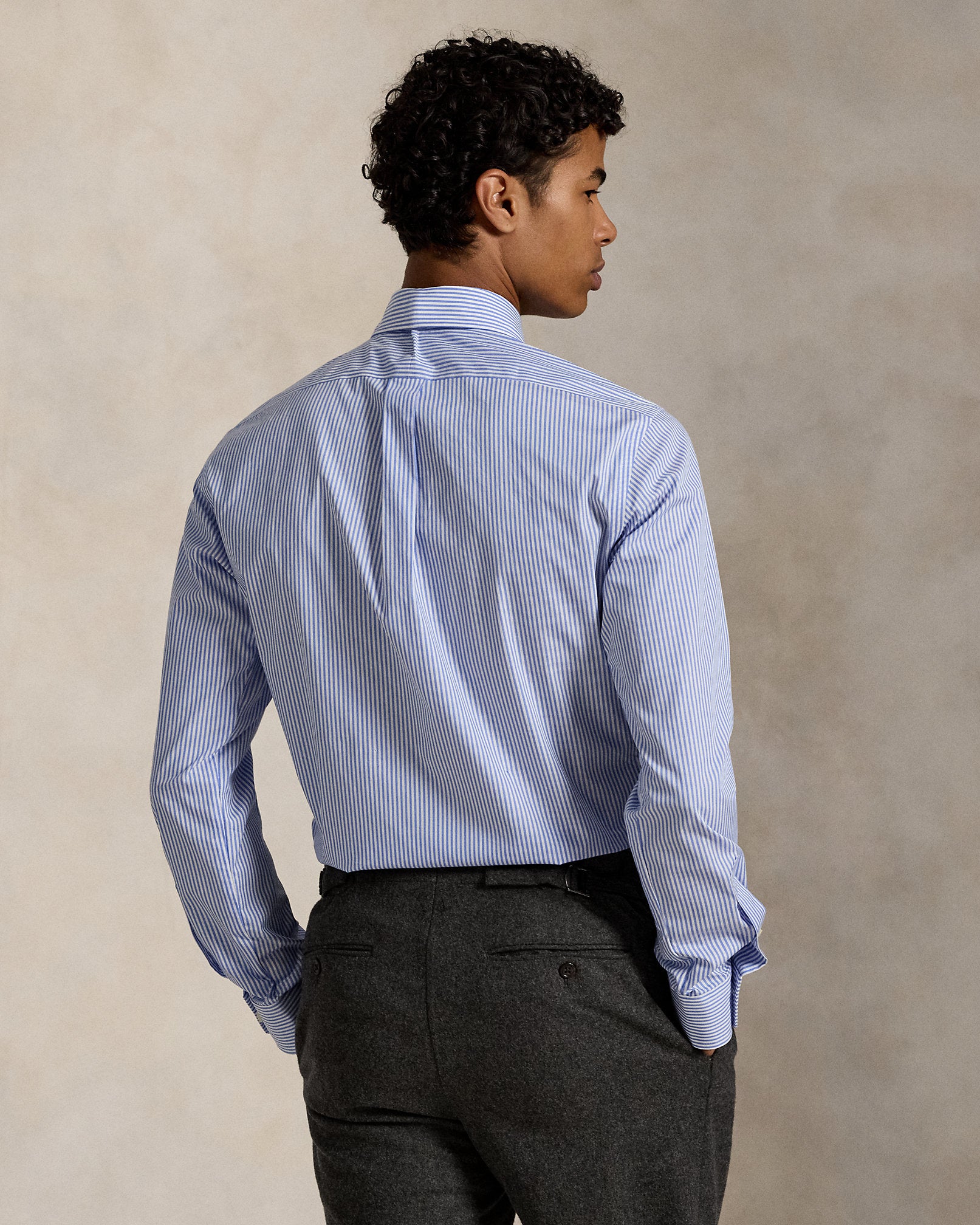 Ralph Lauren Custom Fit Striped Poplin Shirt