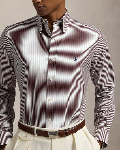 Ralph Lauren Custom Fit Striped Poplin Shirt