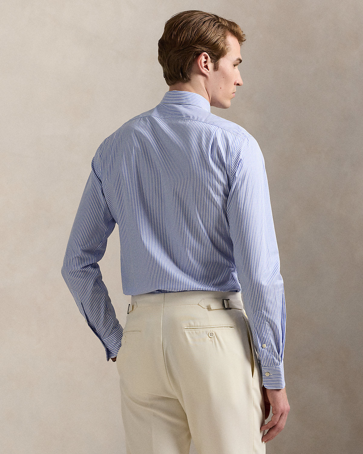 Ralph Lauren Slim Fit Striped Poplin Shirt