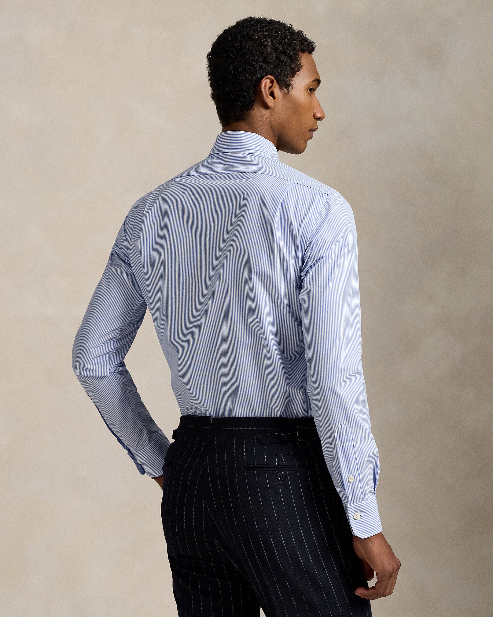 Ralph Lauren Custom Fit Striped Poplin Shirt