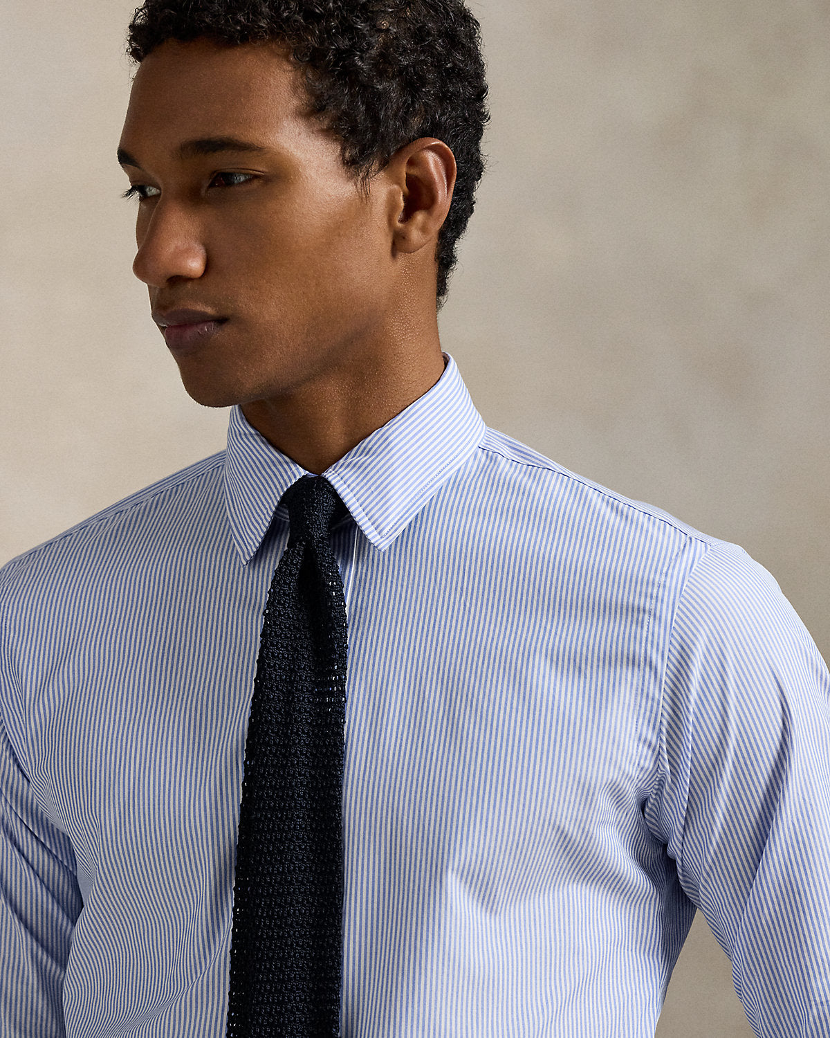 Ralph Lauren Custom Fit Striped Poplin Shirt