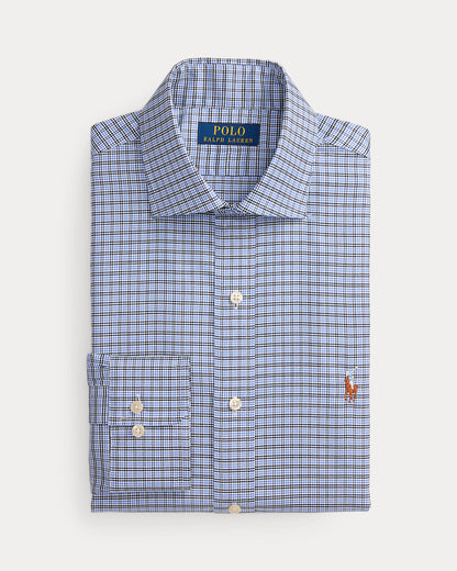 Ralph Lauren Regent Custom Fit Plaid Oxford Shirt