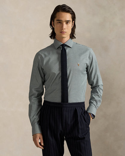 Ralph Lauren Regent Custom Fit Plaid Oxford Shirt