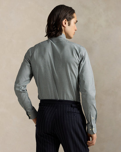 Ralph Lauren Regent Custom Fit Plaid Oxford Shirt