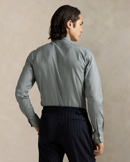 Ralph Lauren Regent Custom Fit Plaid Oxford Shirt