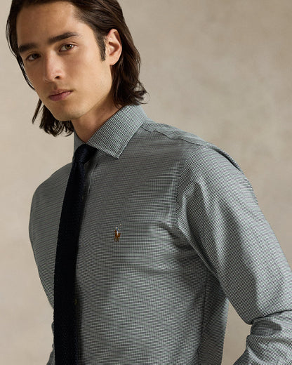 Ralph Lauren Regent Custom Fit Plaid Oxford Shirt