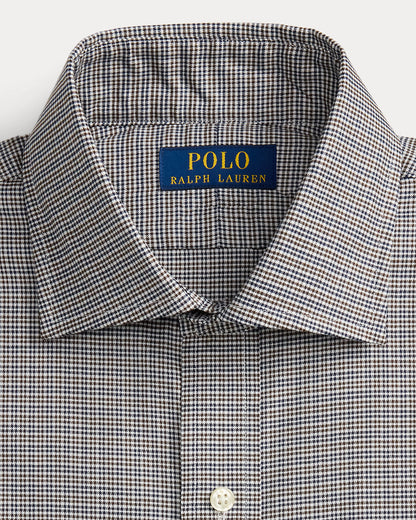 Ralph Lauren Regent Custom Fit Plaid Oxford Shirt