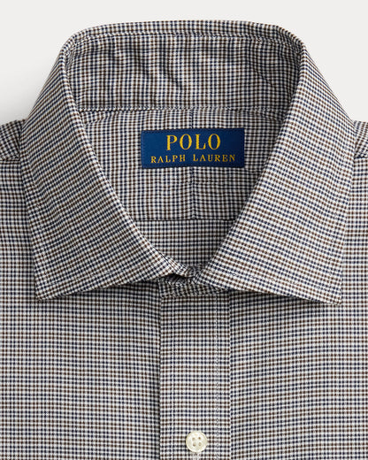 Ralph Lauren Regent Custom Fit Plaid Oxford Shirt