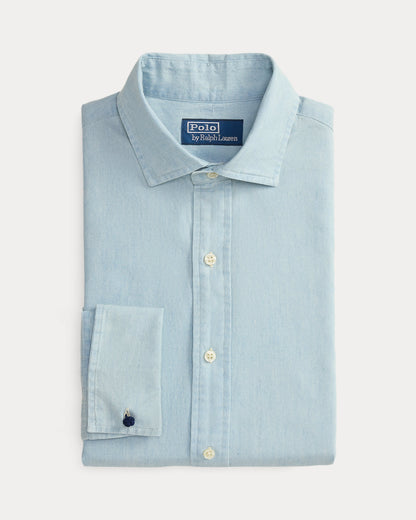 Ralph Lauren Custom Fit Chambray French Cuff Shirt