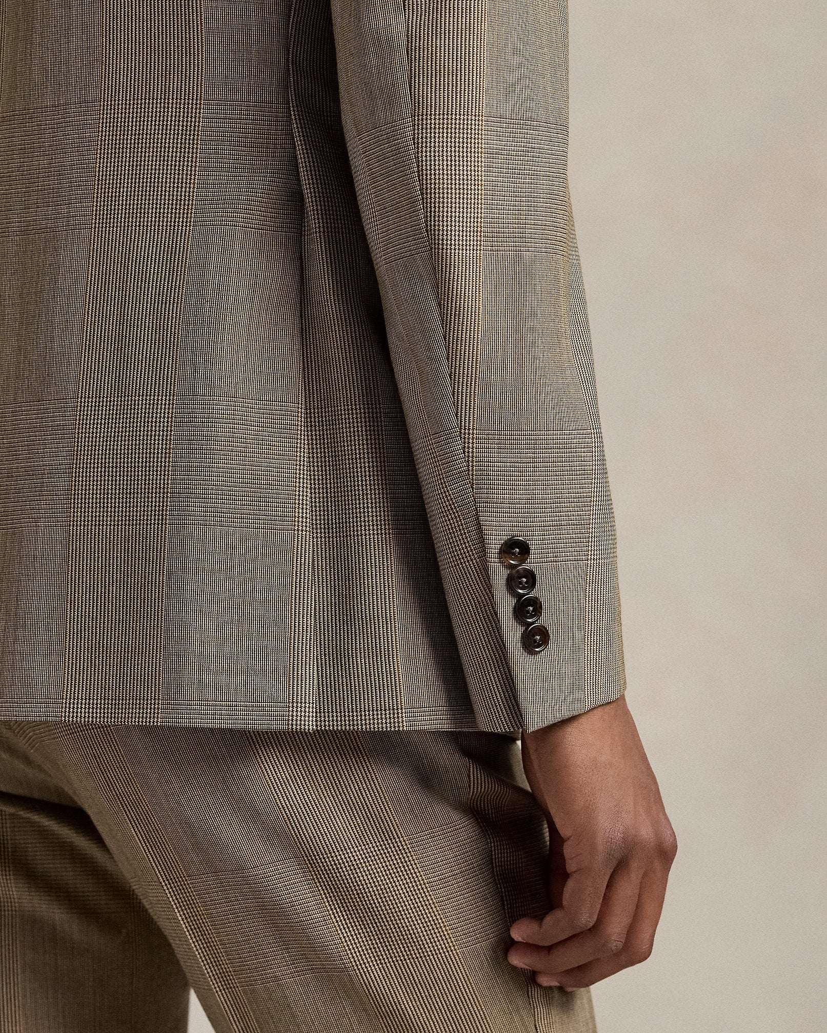 Ralph Lauren Polo Tailored Fit Glen Plaid Wool Suit