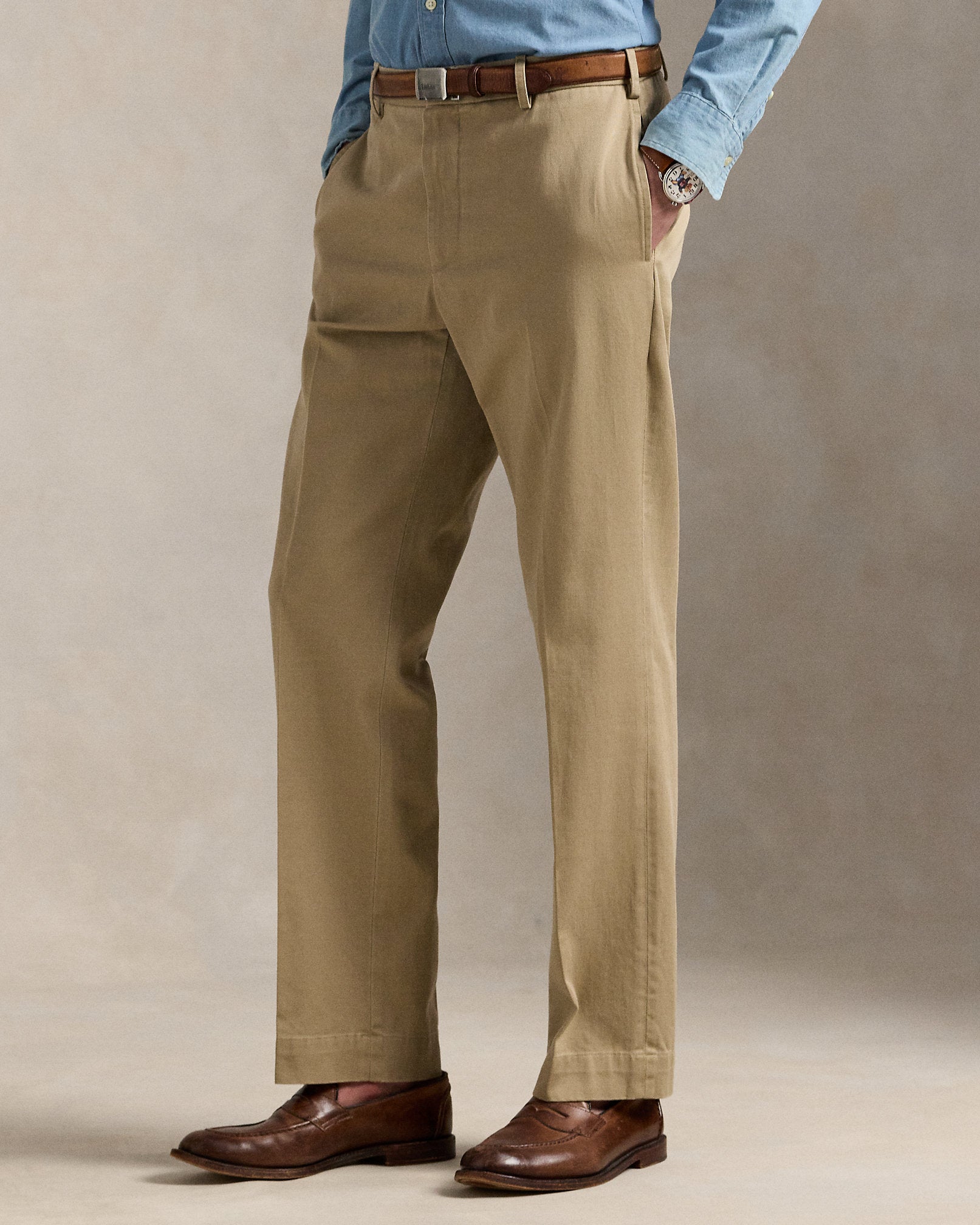 Ralph Lauren Slub Twill Suit Trouser