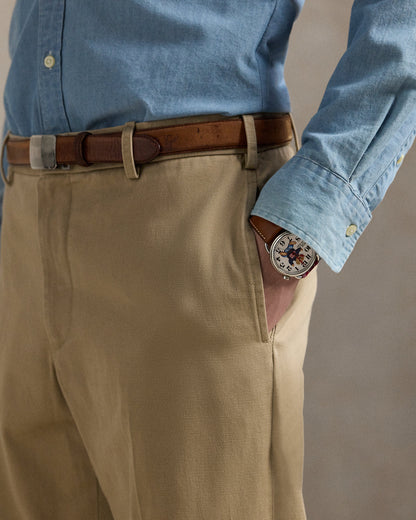 Ralph Lauren Slub Twill Suit Trouser
