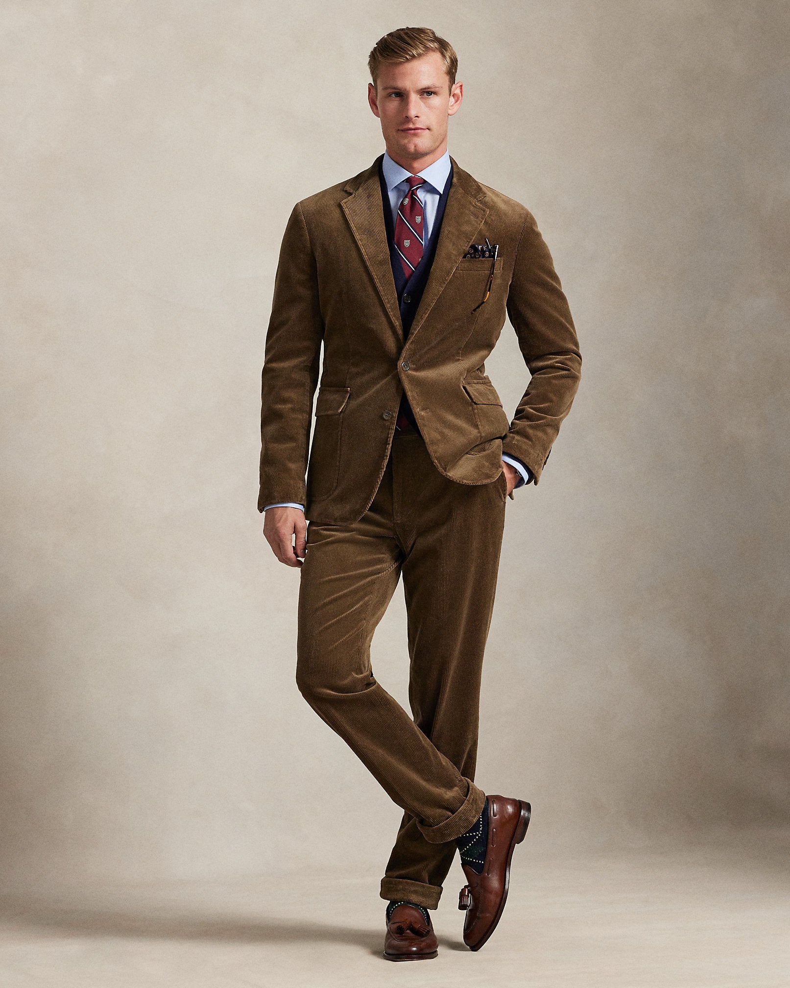 Ralph Lauren Stretch Corduroy Suit Trouser