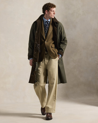 Ralph Lauren The RL67 SuedePatch Plaid Tweed Jacket