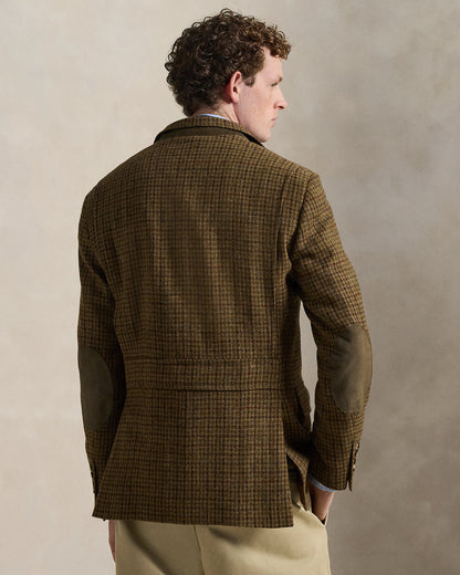 Ralph Lauren The RL67 SuedePatch Plaid Tweed Jacket